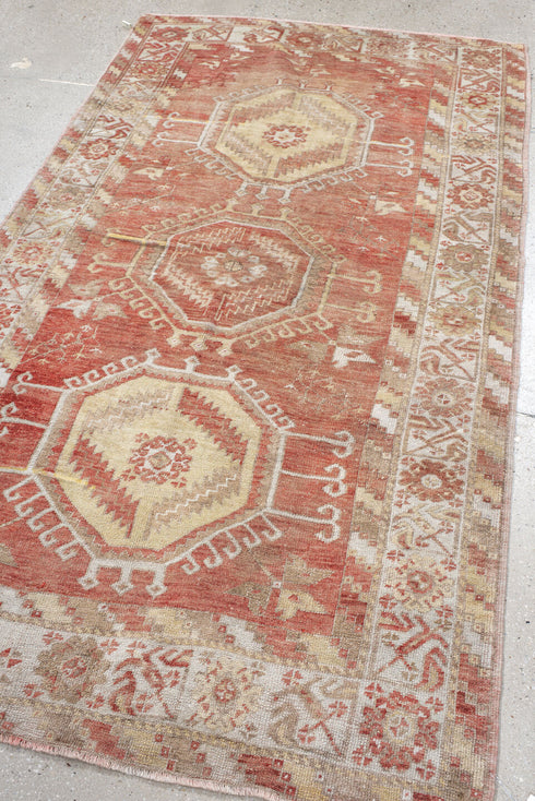 Antique Oushak Area Rug (4' x 7')